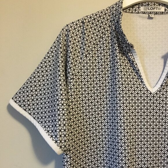 Flower of Life Tunic Neck Poly Flex Golf Shirt - Picture 3 of 16